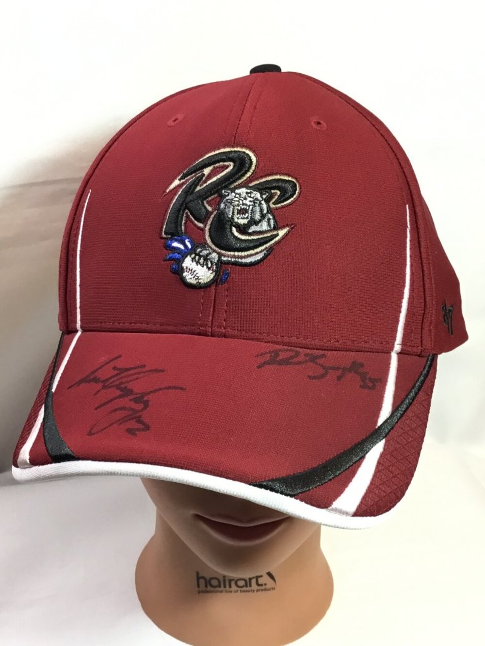 Sacramento River Cats Hat '47 Brand Strapback Red Minor League Baseball SIGNED!!